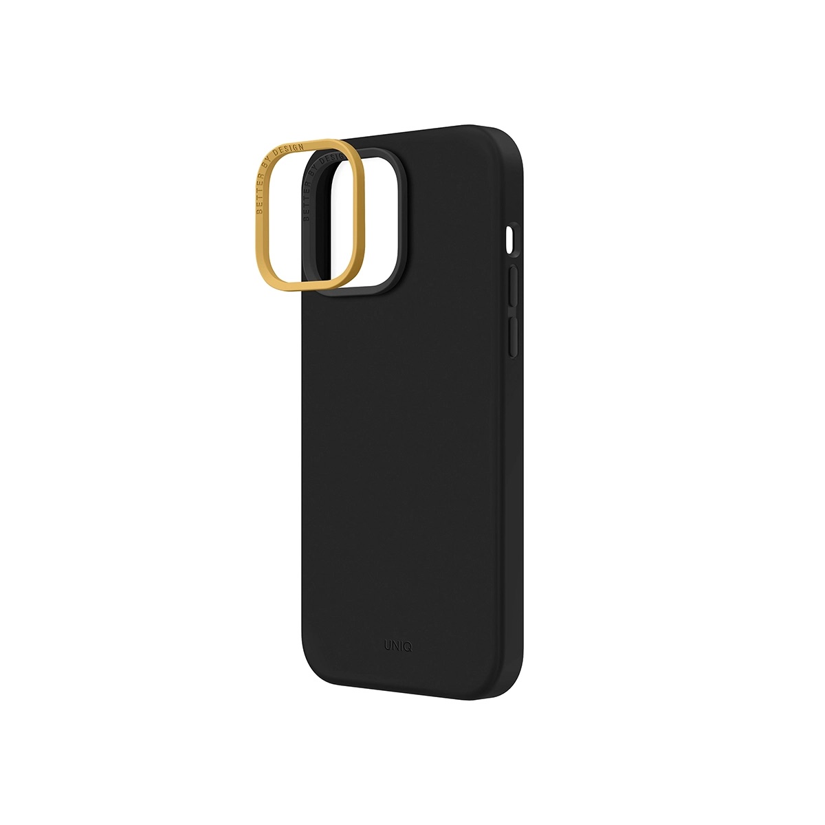 Foto 4 pulgar | Funda Para Iphone 14 Pro Max Negro Lino De Uniq