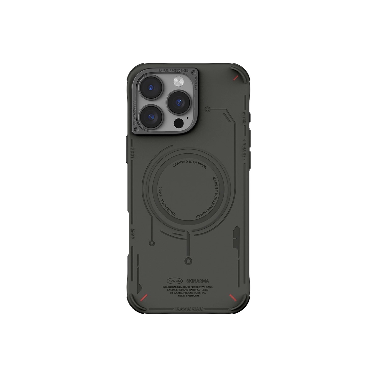 Foto 2 pulgar | Funda Skinarma Verde para iPhone 16 Pro