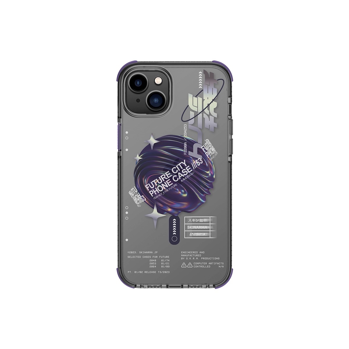 Funda para Iphone 14  Skinarma Morado Shorai Mag-charge