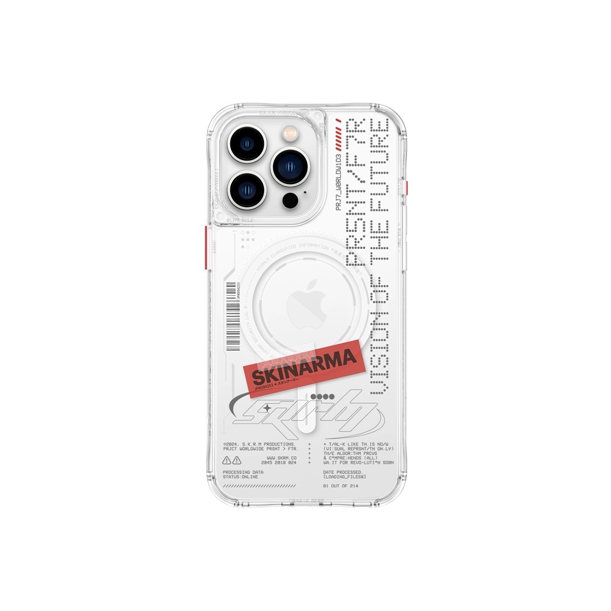 Foto 2 pulgar | Funda para iPhone 15 Pro Transparente Orion (mag-charge) de Skinarma