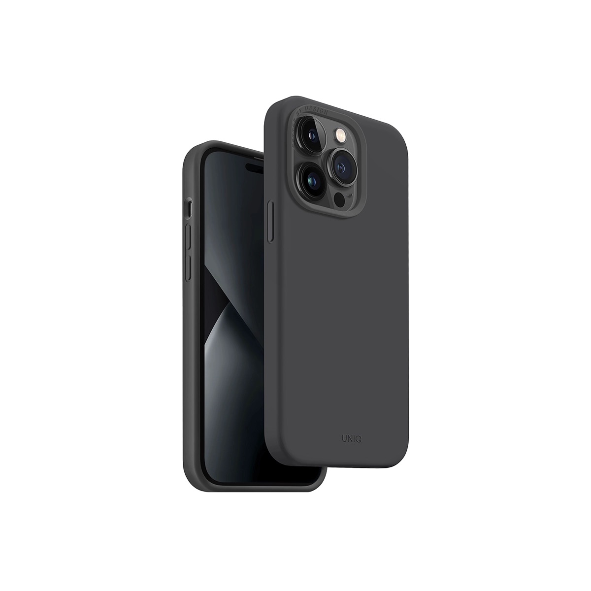 Funda Para Iphone 14 Pro Gris Lino (magclick™) De Uniq