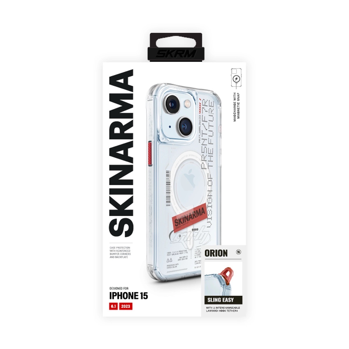 Foto 7 pulgar | Funda para iPhone 15 Transparente Orion (mag-charge) de Skinarma