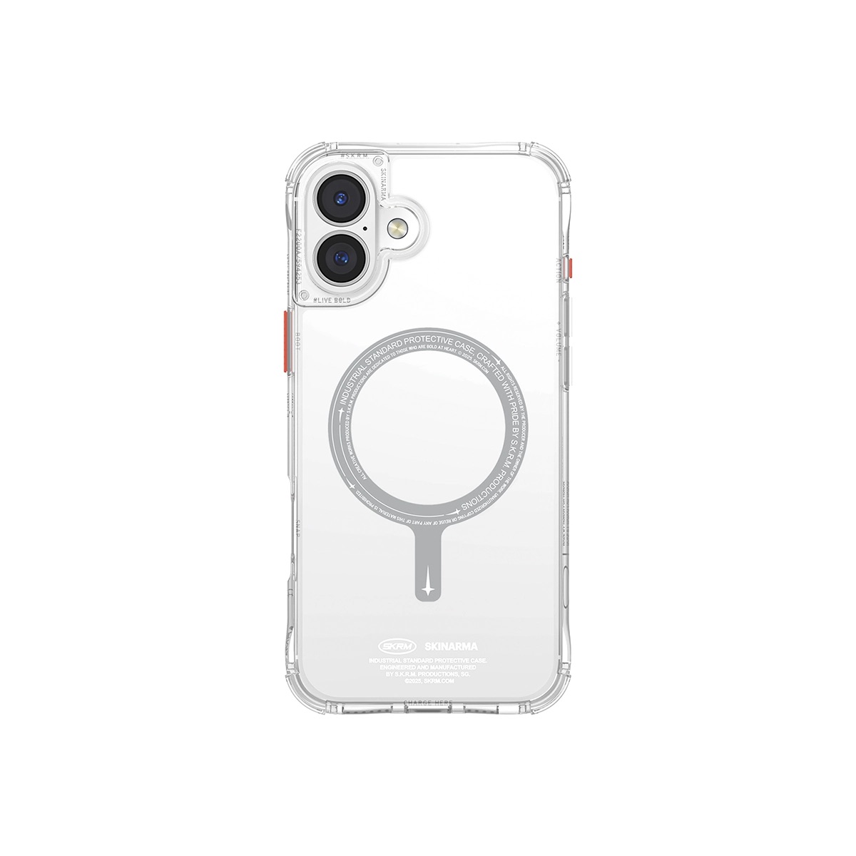 Funda Skinarma Saido (Mag-Charge) Transparente para iPhone 16
