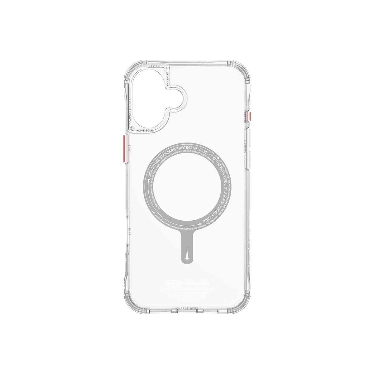 Foto 5 pulgar | Funda Skinarma Saido (Mag-Charge) Transparente para iPhone 16