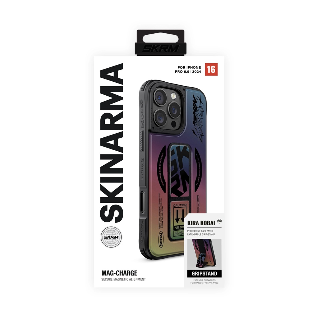 Foto 5 pulgar | Funda para iPhone 16 Pro Max Tornasol Kira Kobai (mag-charge) de Skinarma