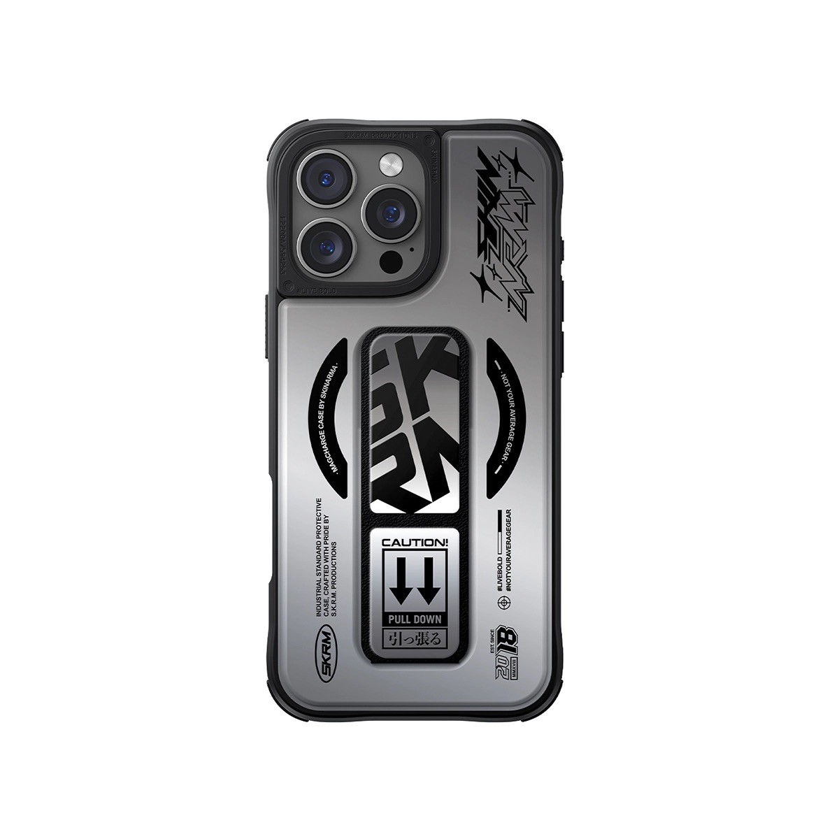 Foto 2 pulgar | Funda para iPhone 16 Pro Max Cromo Plateado Kira Kobai mag-charge de Skinarma