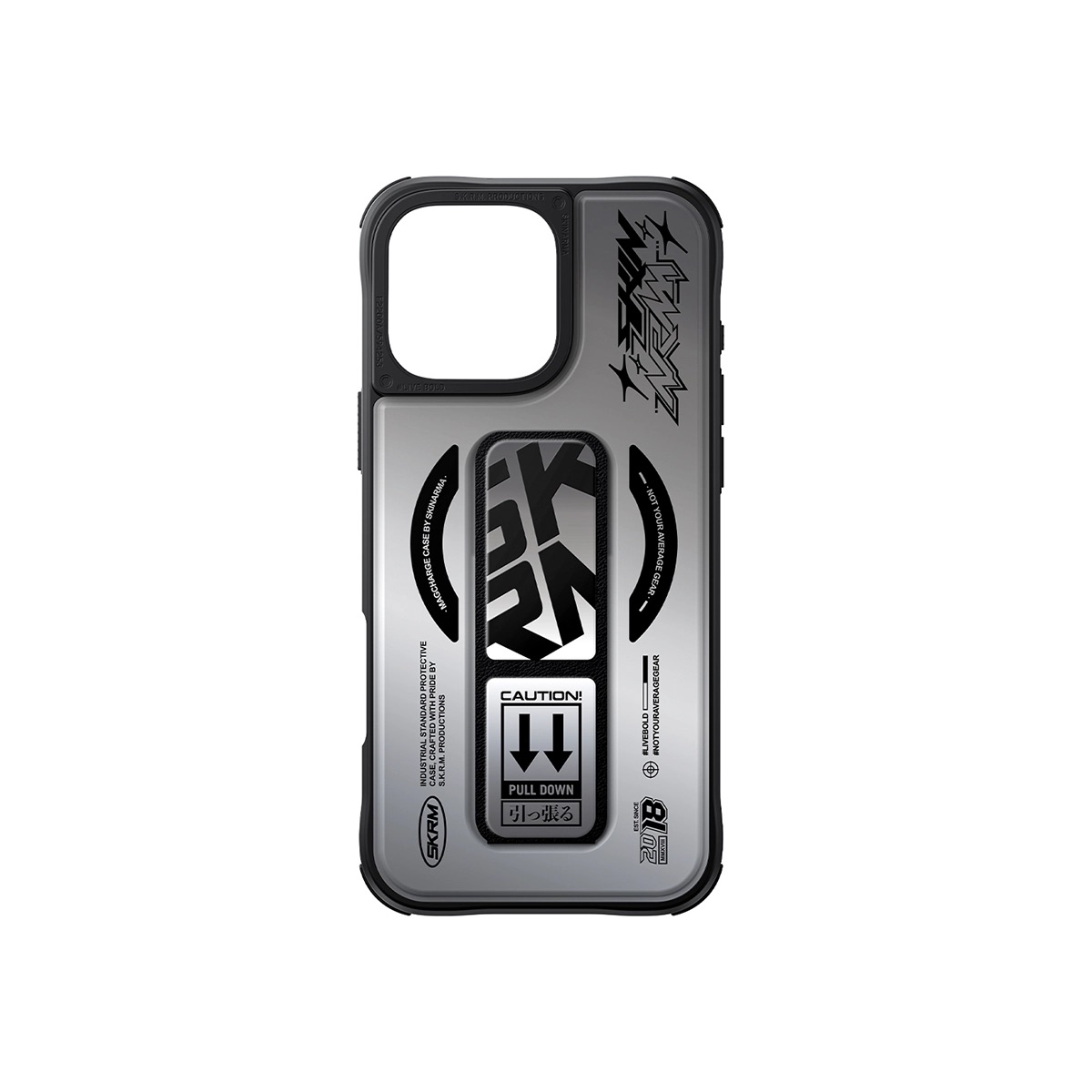 Foto 5 pulgar | Funda para iPhone 16 Pro Max Cromo Plateado Kira Kobai mag-charge de Skinarma