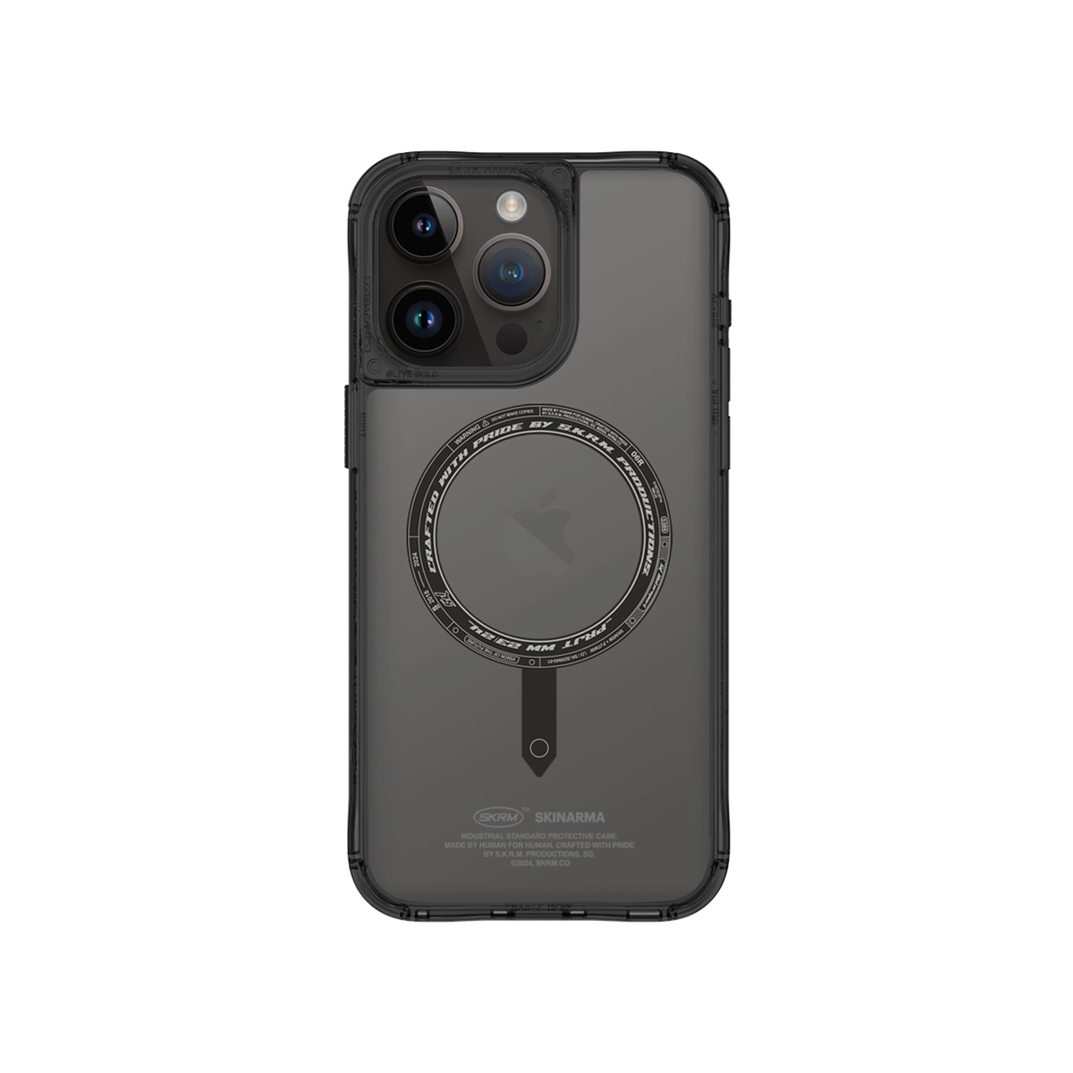 Foto 3 pulgar | Funda y Tarjetero para iPhone 15 Pro Max Negro Saido + Kado de Skinarma