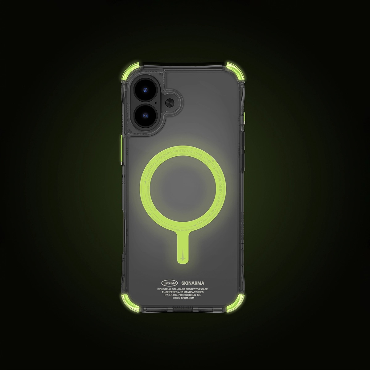 Foto 3 pulgar | Funda para iPhone 16 Verde Lima Saido Skinarma