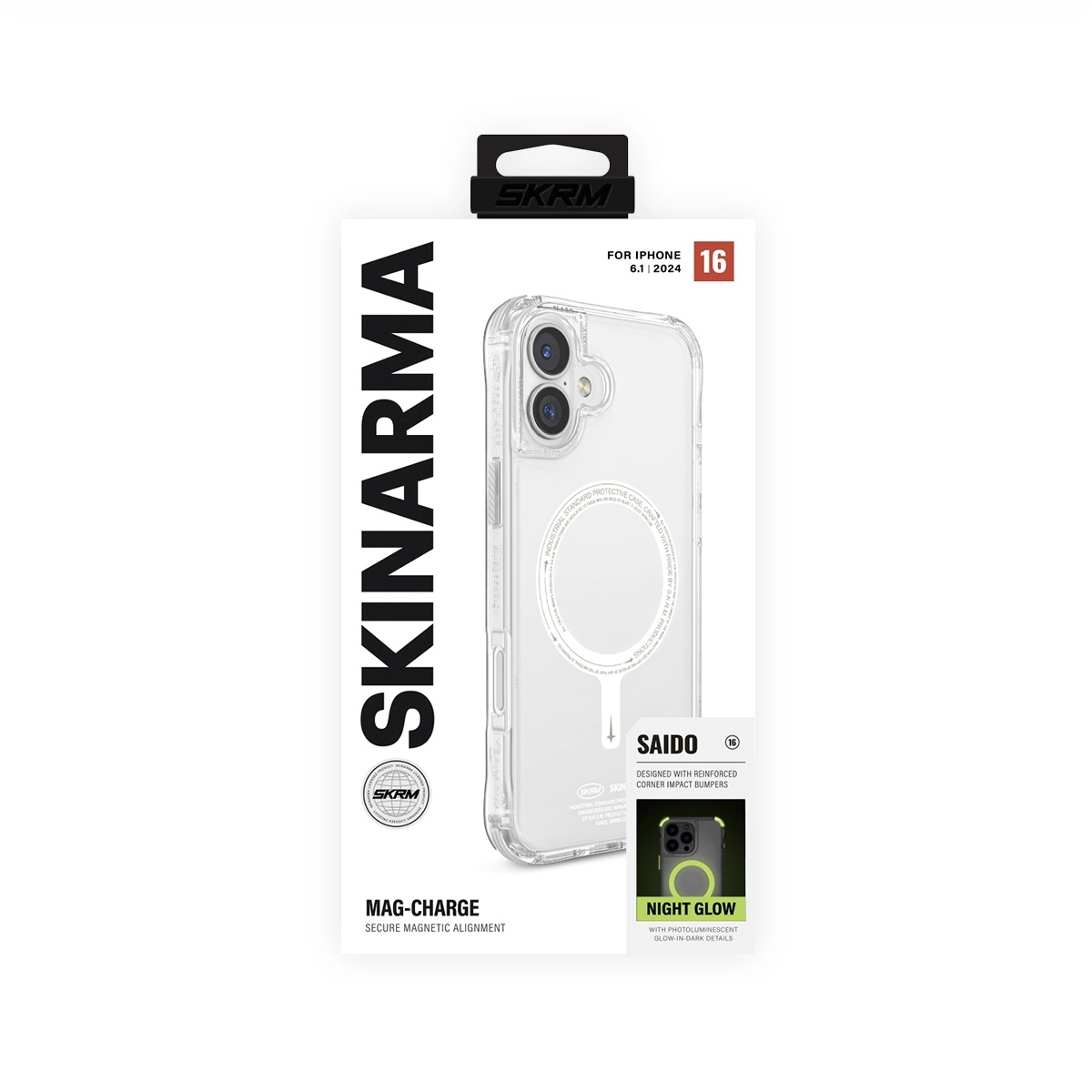Foto 7 pulgar | Funda para iPhone 16 Verde Lima Saido Skinarma