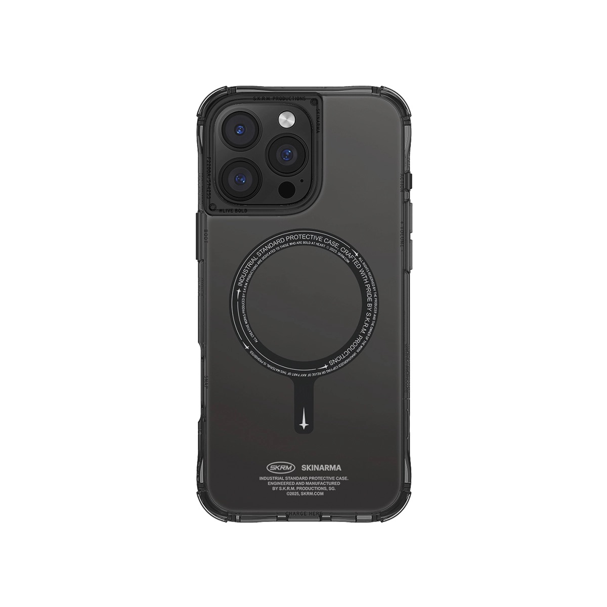 Foto 3 pulgar | Funda Para Iphone 16 Pro Max  Skinarma Negro Saido