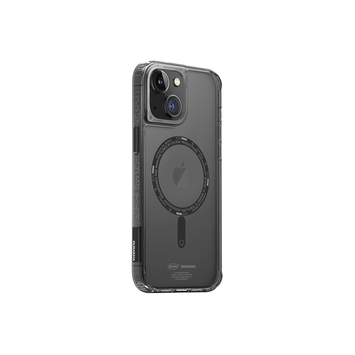 Foto 3 pulgar | Funda Skinarma Saido (Mag-Charge) Humo para iPhone 14