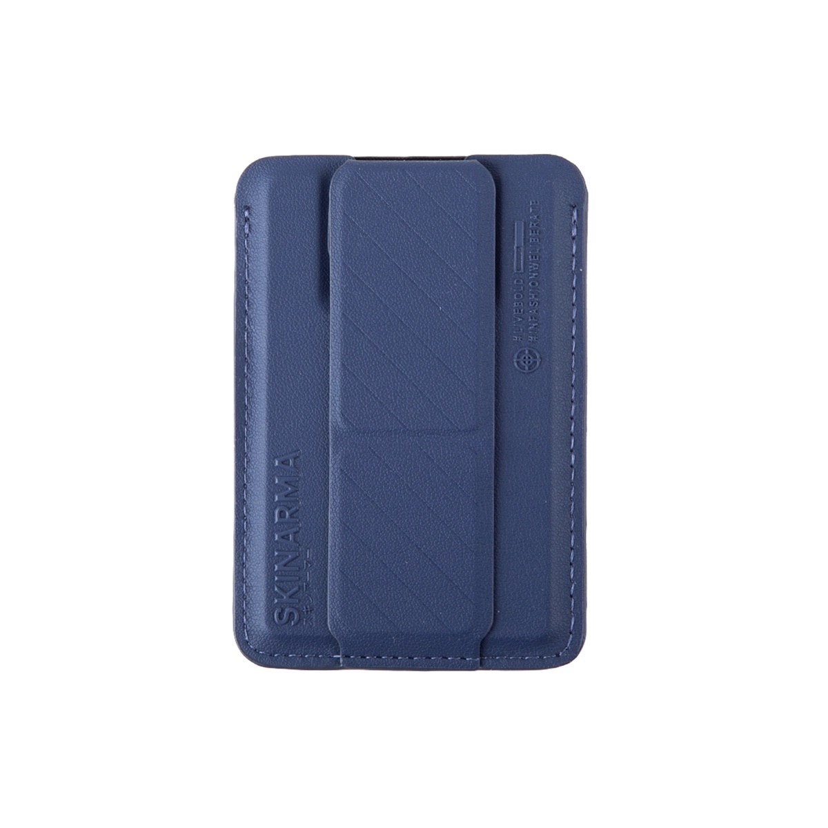 Foto 3 | Funda y Tarjetero para iPhone 15 Pro Max Azul Saido + Kado de Skinarma