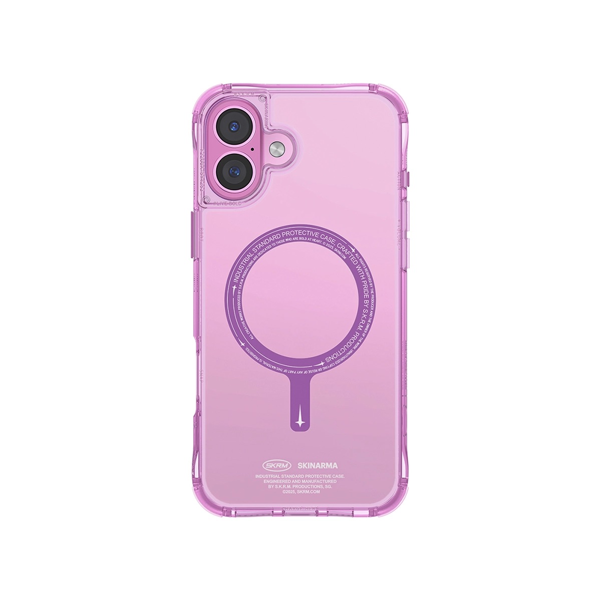 Foto 2 pulgar | Funda para iPhone 16 Plus Rosa Saido Skinarma