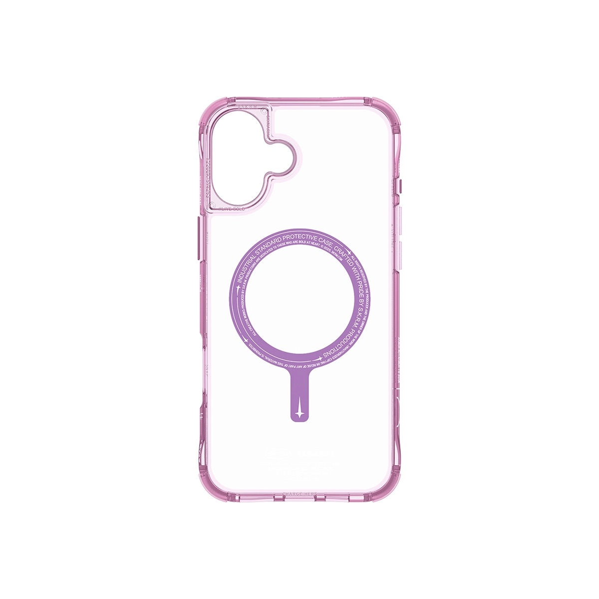 Foto 5 pulgar | Funda para iPhone 16 Plus Rosa Saido Skinarma