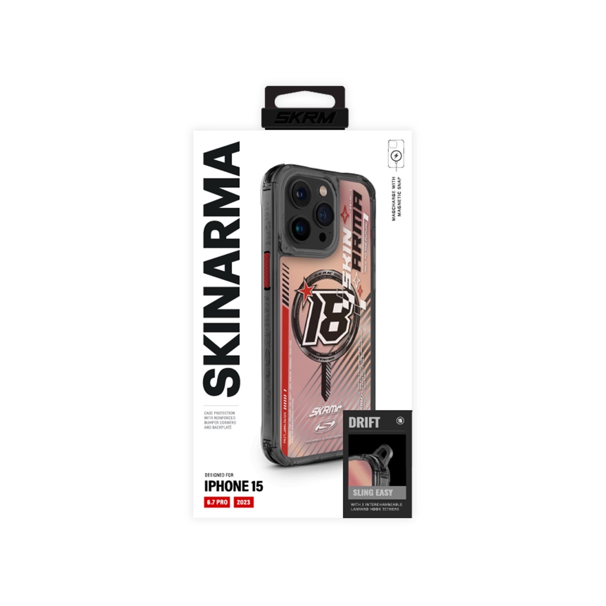 Foto 4 | Funda para iPhone 15 Pro Max Negro Drift de Skinarma