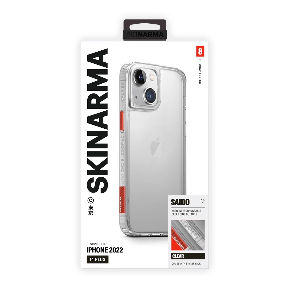 Foto 6 pulgar | Funda Para Iphone 14 Transparente Saido De Skinarma