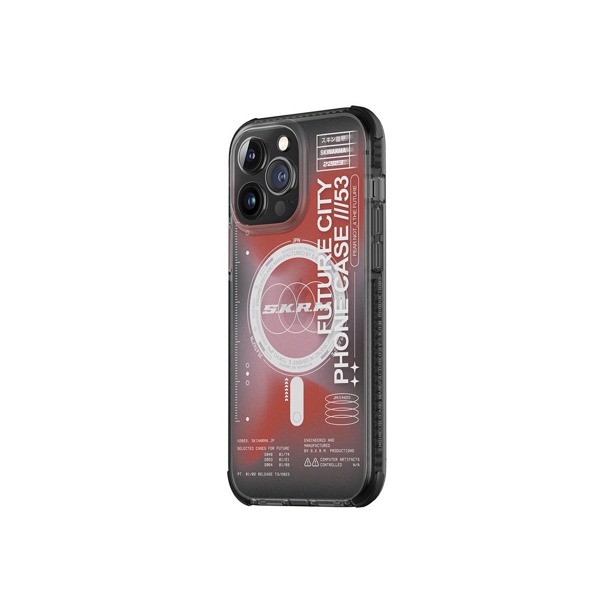 Foto 3 | Funda para Iphone 14 Pro Max Skinarma Rojo Shorai Mag-charge