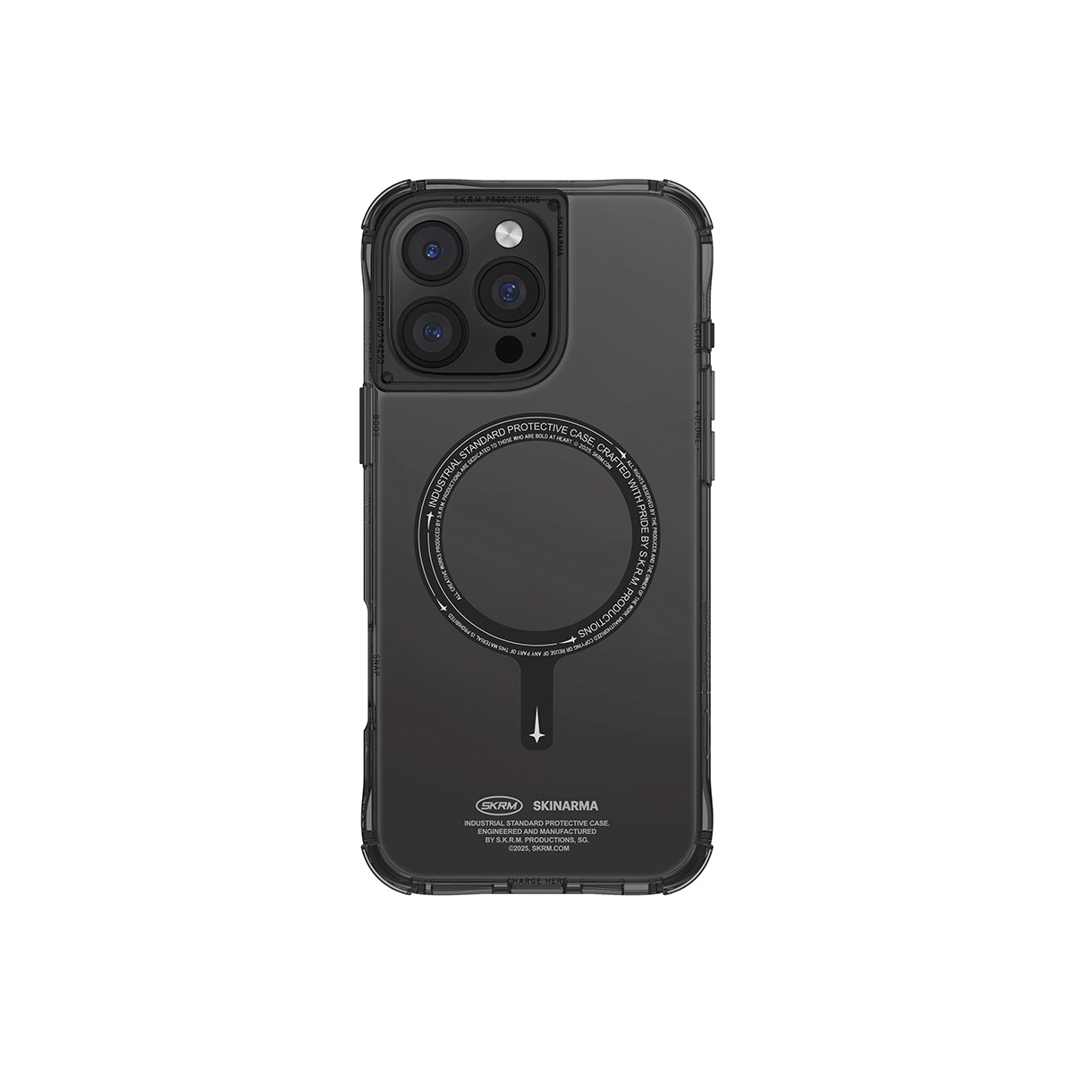 Foto 2 pulgar | Funda para iPhone 16 Pro Negro Saido Skinarma