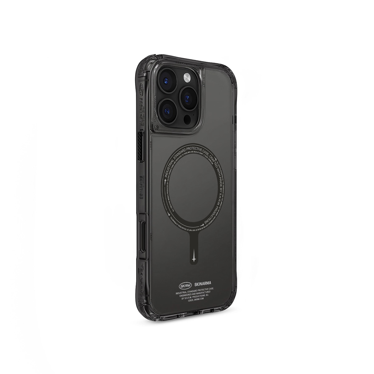 Foto 3 pulgar | Funda para iPhone 16 Pro Negro Saido Skinarma