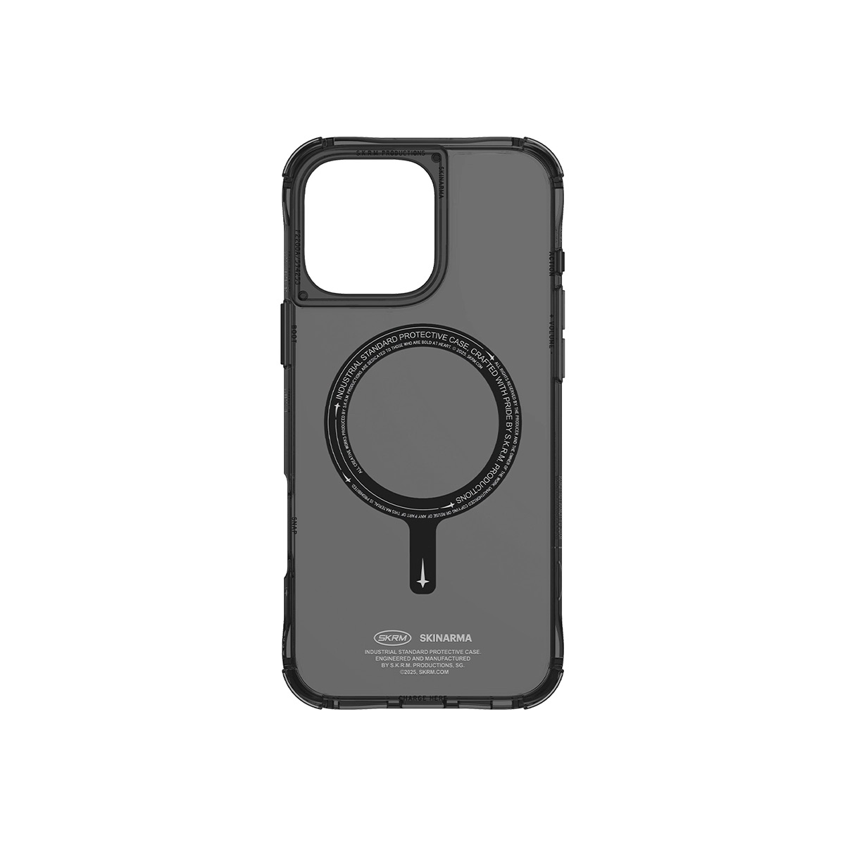 Foto 4 pulgar | Funda para iPhone 16 Pro Negro Saido Skinarma