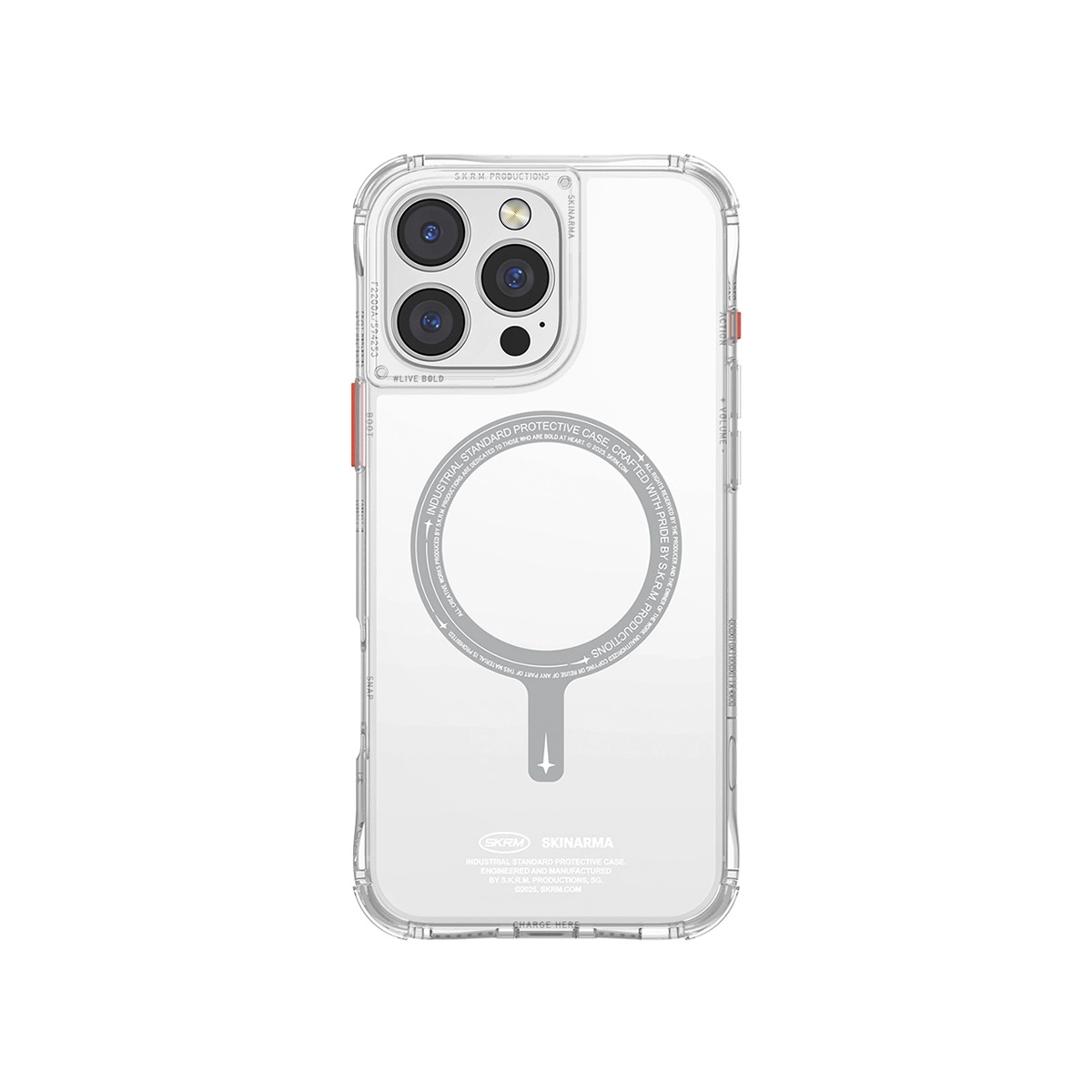 Foto 2 pulgar | Funda para iPhone 16 Pro Max Transparente Saido Skinarma