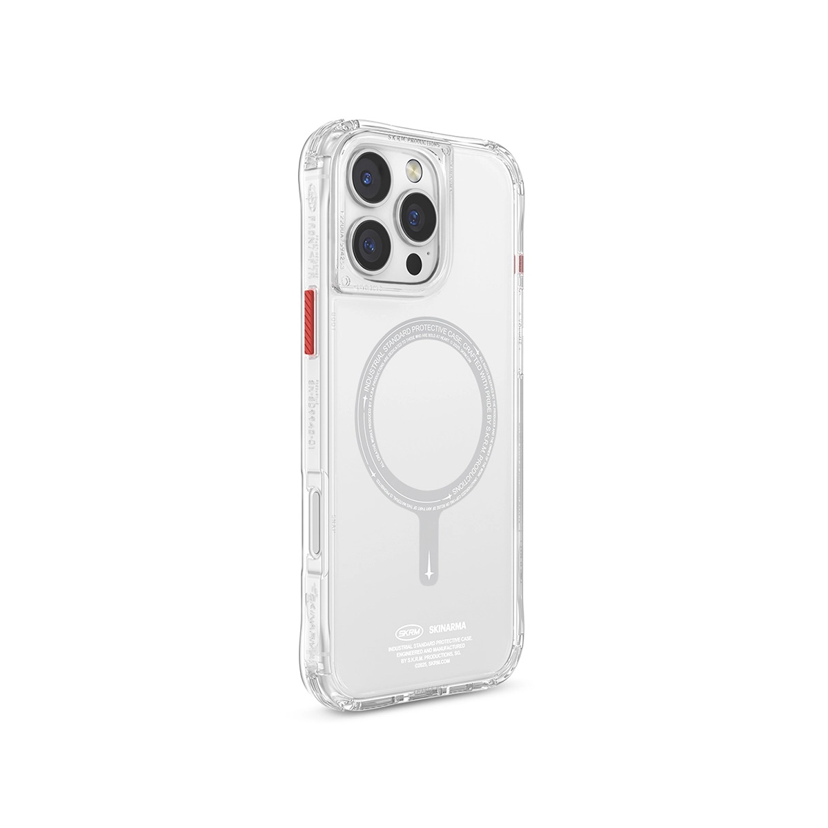Foto 3 pulgar | Funda para iPhone 16 Pro Max Transparente Saido Skinarma