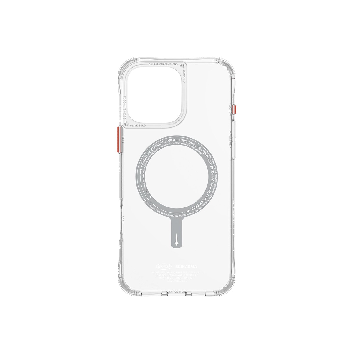 Foto 5 pulgar | Funda para iPhone 16 Pro Max Transparente Saido Skinarma