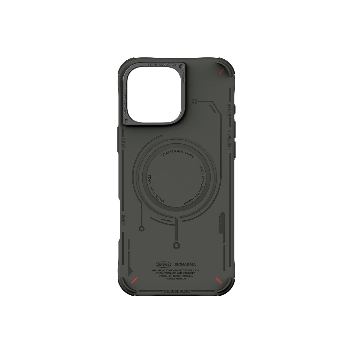 Foto 5 pulgar | Funda para iPhone 16 Pro Max Verde Olivo Mecha (mag-charge) de Skinarma