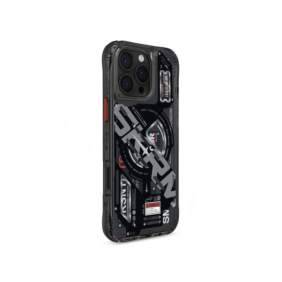 Foto 3 pulgar | Funda para iPhone 16 Pro Negro Ekho Skinarma