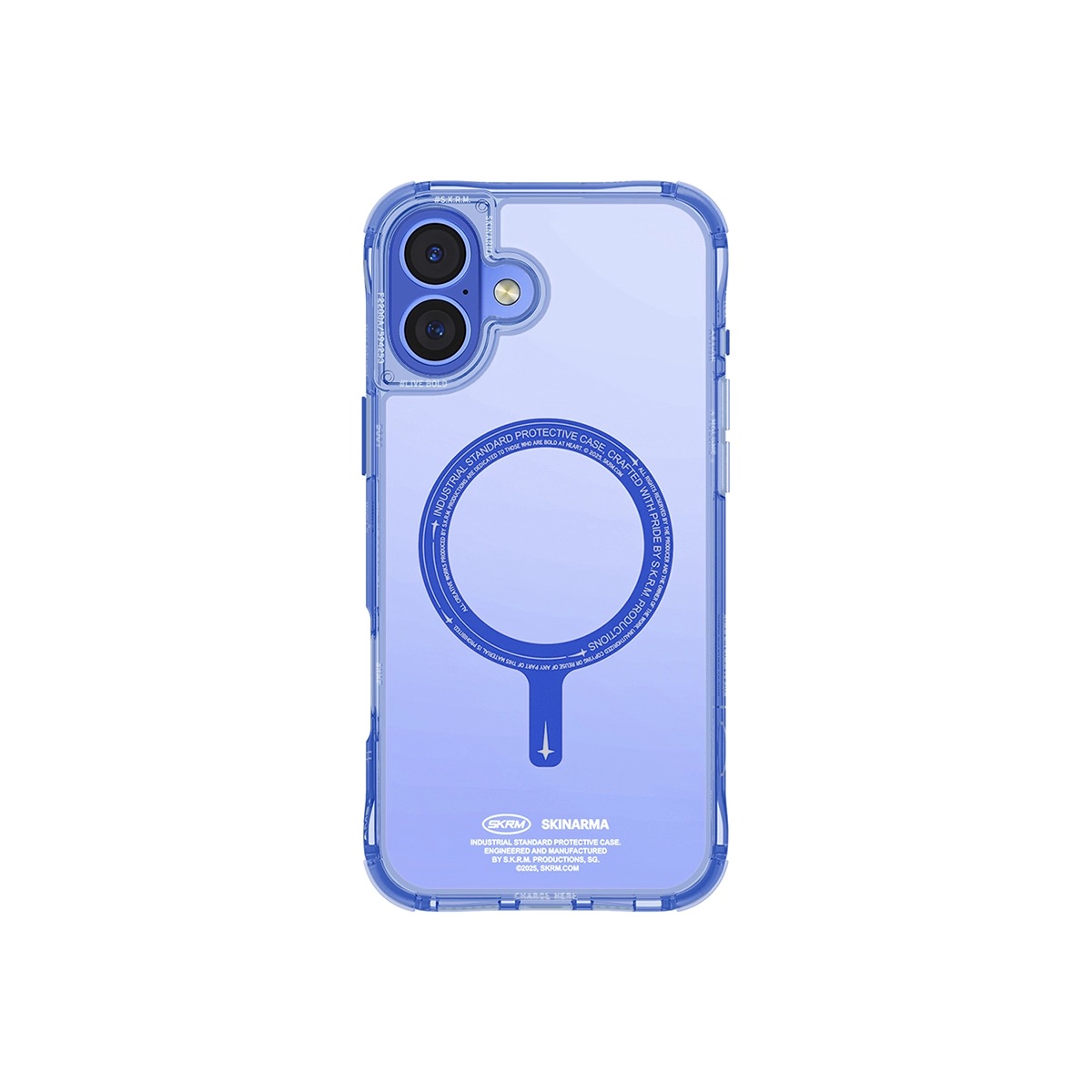 Foto 2 pulgar | Funda para iPhone 16 Azul Saido Skinarma