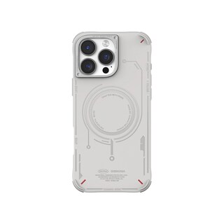 Foto 2 | Funda para Iphone 16 Pro Max Gris Claro Skinarma Mecha