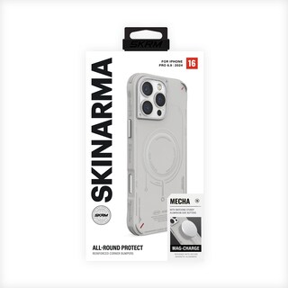 Foto 4 | Funda para Iphone 16 Pro Max Gris Claro Skinarma Mecha