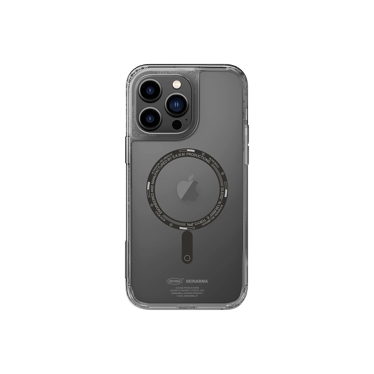 Foto 2 pulgar | Funda Skinarma Saido (Mag-Charge) Humo para iPhone 14 Pro