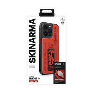 Foto 6 | Funda para iPhone 15 Pro Max Naranja Spunk de Skinarma
