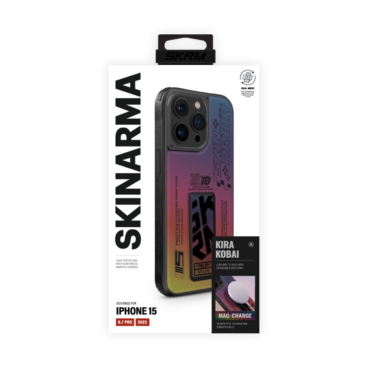 Foto 7 pulgar | Funda para iPhone 15 Pro Max Tornasol Kira Kobai (mag-charge) de Skinarma