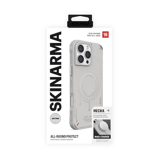 Foto 4 | Funda Para Iphone 16 Pro Skinarma Gris Claro Mecha