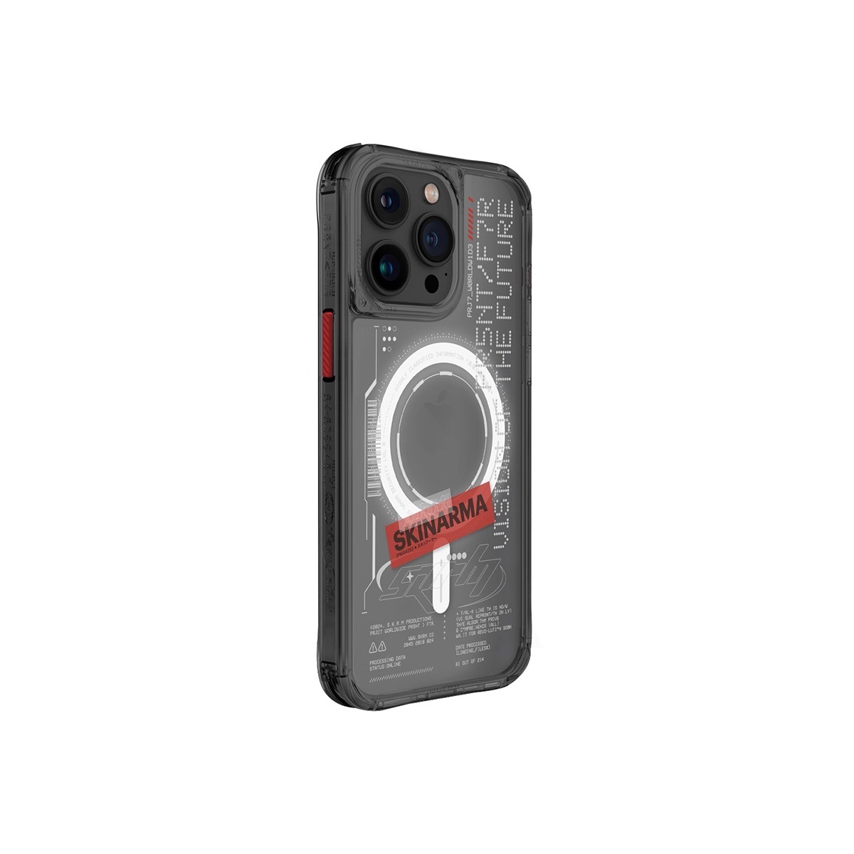 Foto 3 pulgar | Funda para iPhone 15 Pro Max Negro Orion (mag-charge) de Skinarma