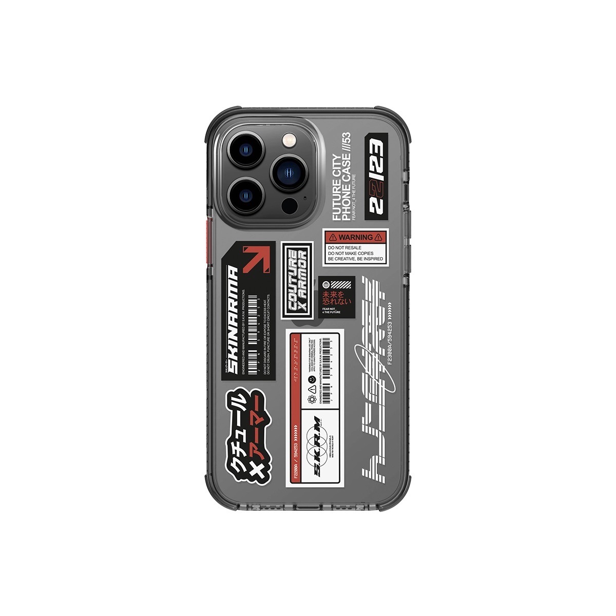 Foto 2 pulgar | Funda para iPhone 14 Pro Humo Taito Skinarma