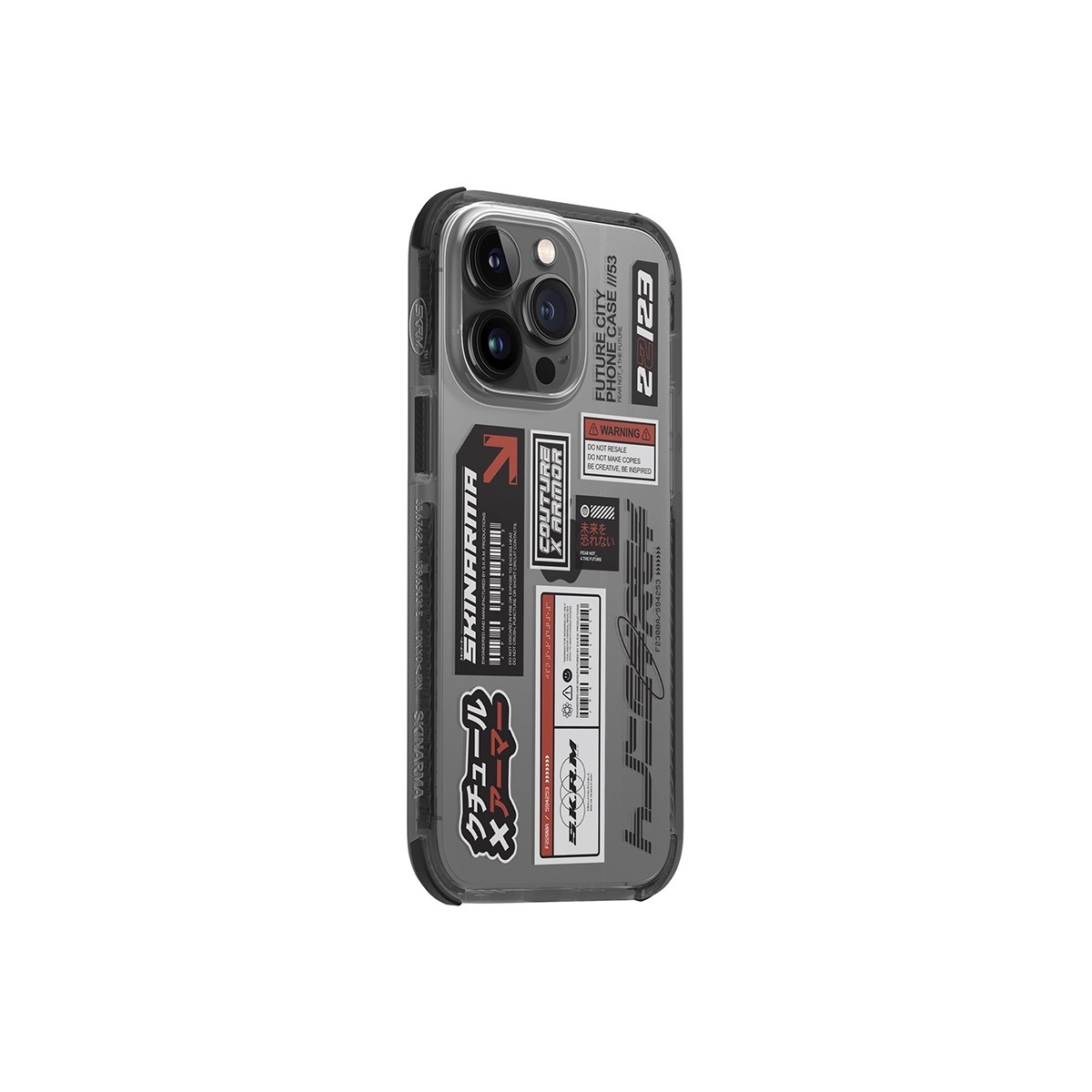 Foto 3 pulgar | Funda para iPhone 14 Pro Humo Taito Skinarma