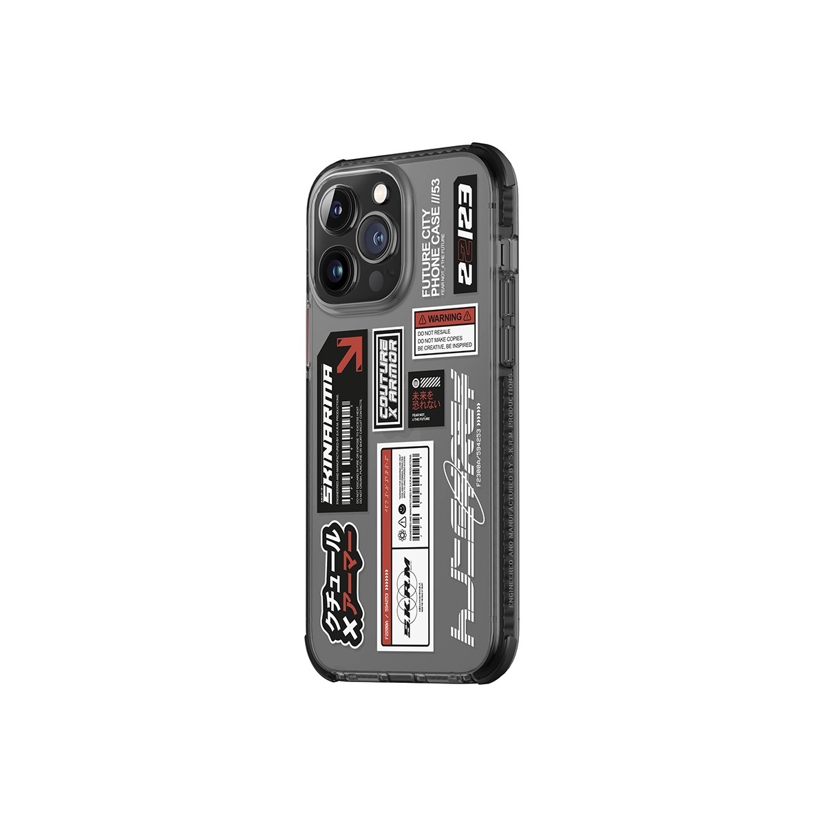 Foto 4 pulgar | Funda para iPhone 14 Pro Humo Taito Skinarma