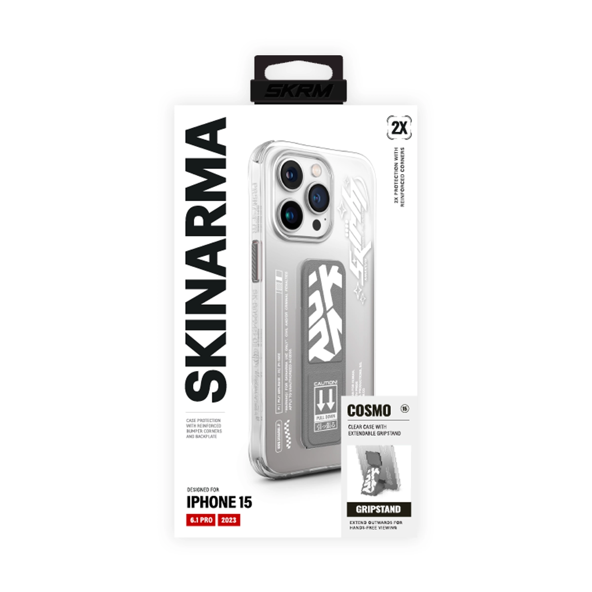 Foto 5 | Funda Para Iphone 15 Pro Gris Cosmo de Skinarma