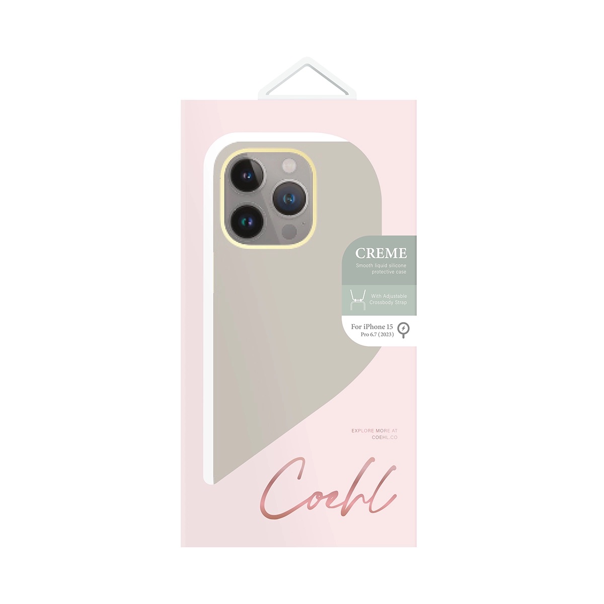 Foto 8 pulgar | Funda Para Iphone 15 Pro Max Marfil Crème (magclick™) De Coehl