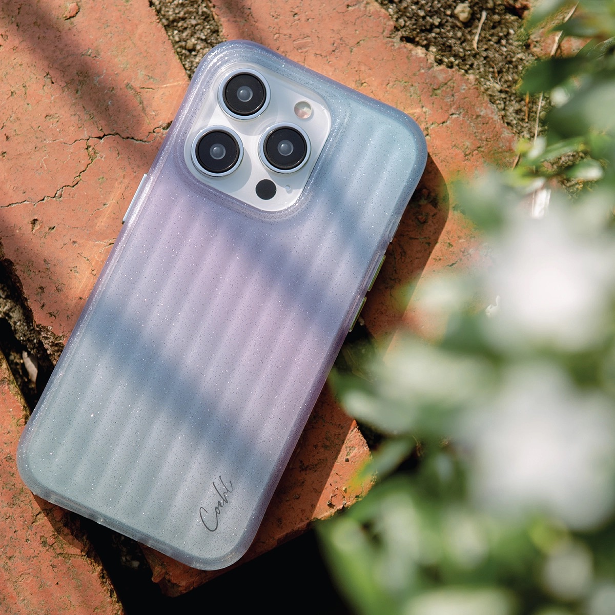 Foto 3 pulgar | Funda Para Iphone 15 Pro Tornasol Brillante Linear De Coehl