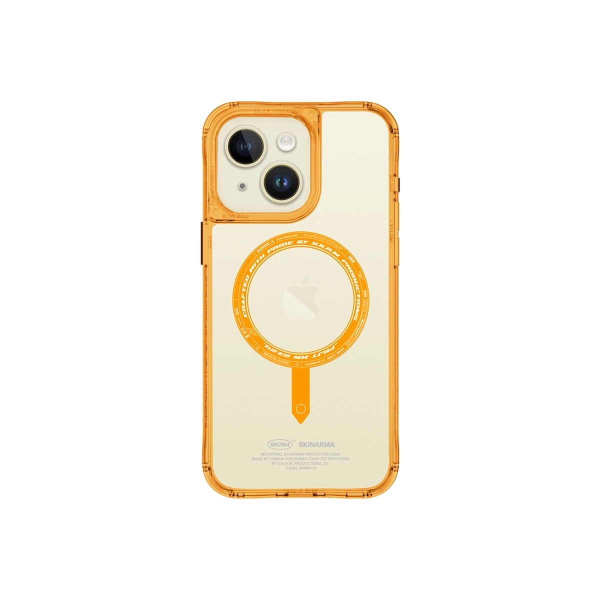 Funda Para iPhone 15 Naranja Saido Sunburst (mag-charge) de Skinarma