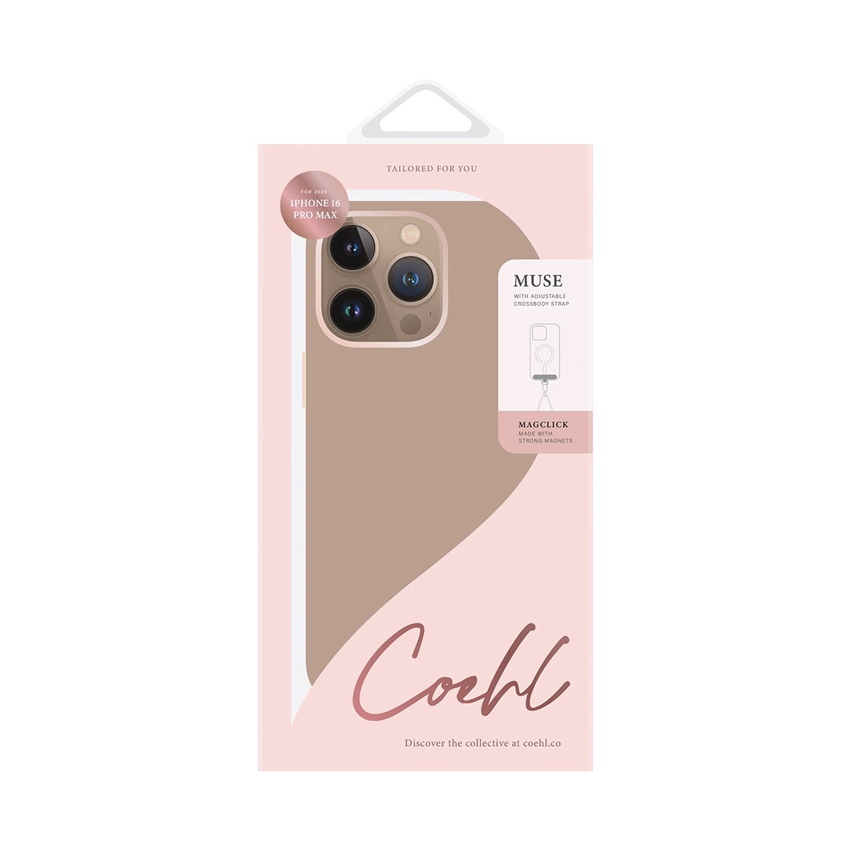 Foto 5 pulgar | Funda Para Iphone 16 Pro Max Nude Muse (magclick™) De Coehl