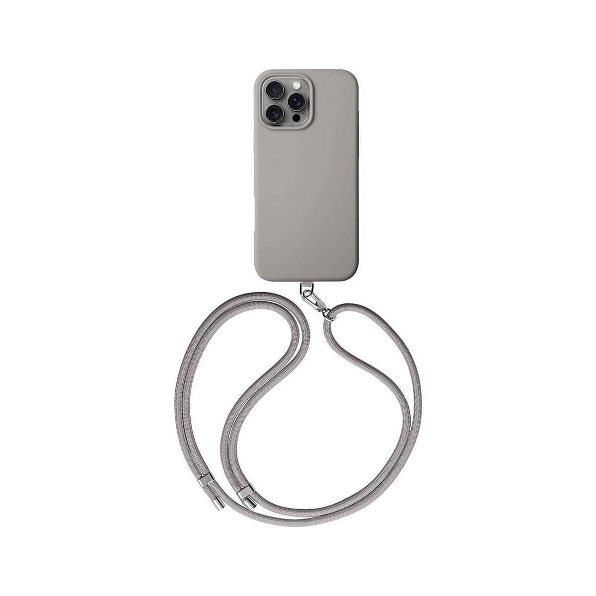 Foto 2 pulgar | Funda Para Iphone 16 Pro Max Gris Taupé Crème (magclick™) De Coehl