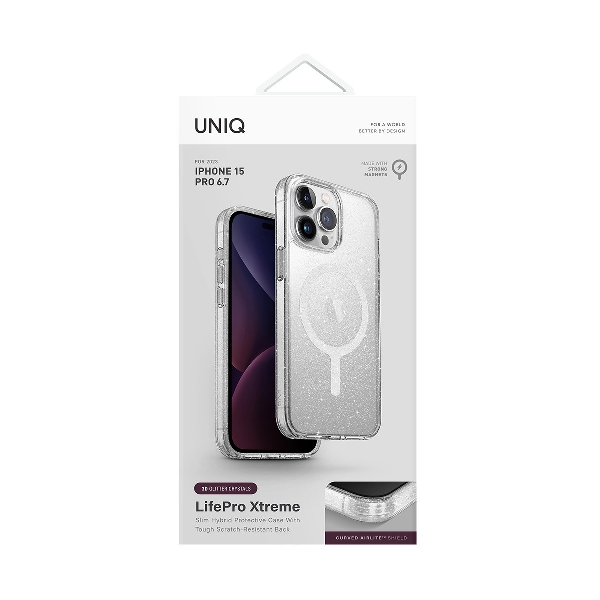 Foto 5 | Funda Para Iphone 15 Pro Max Transparente Brillante Lifepro Xtreme (magclick™) De Uniq