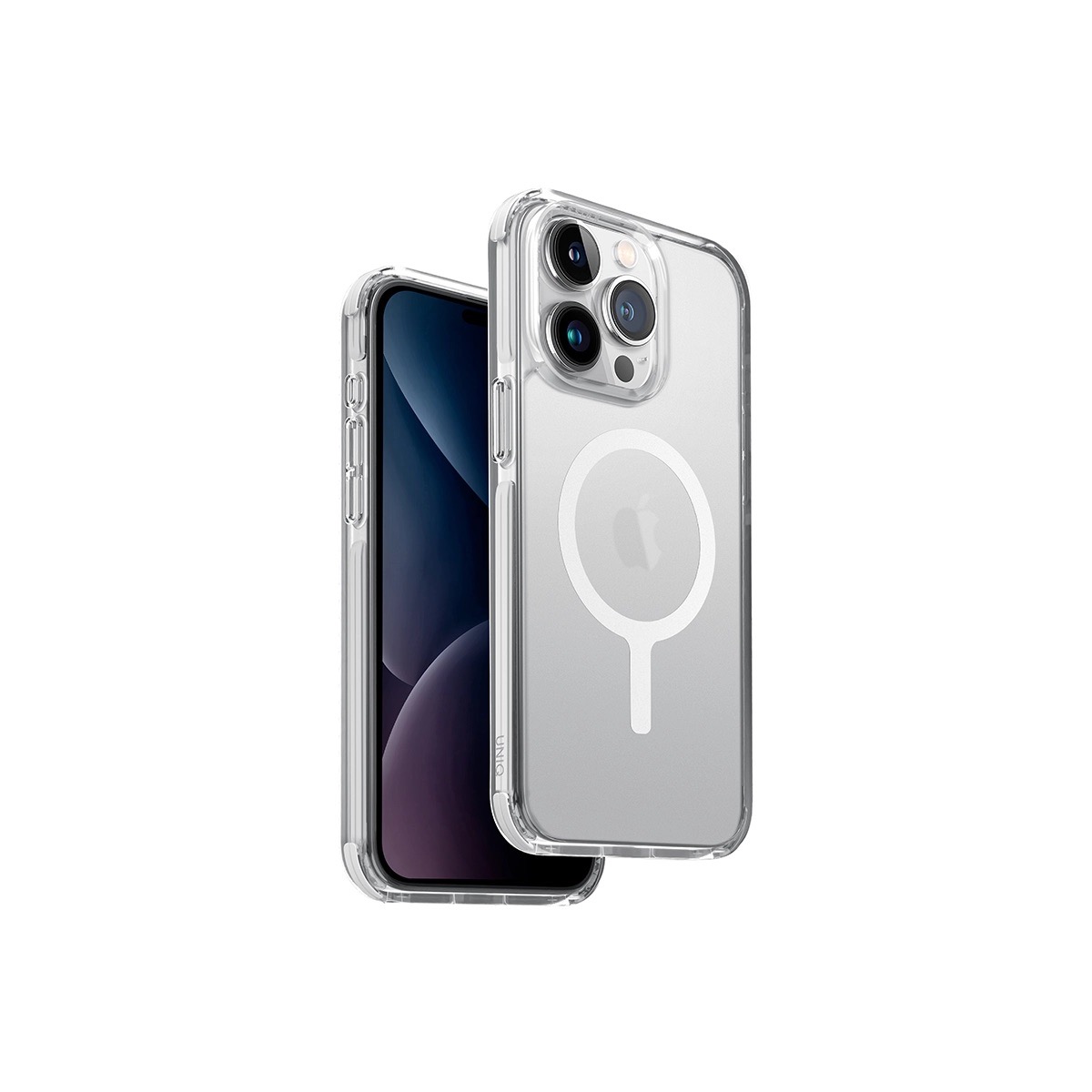 Foto 2 pulgar | Funda Para Iphone 15 Pro Max Blanco Combat (magclick™) De Uniq