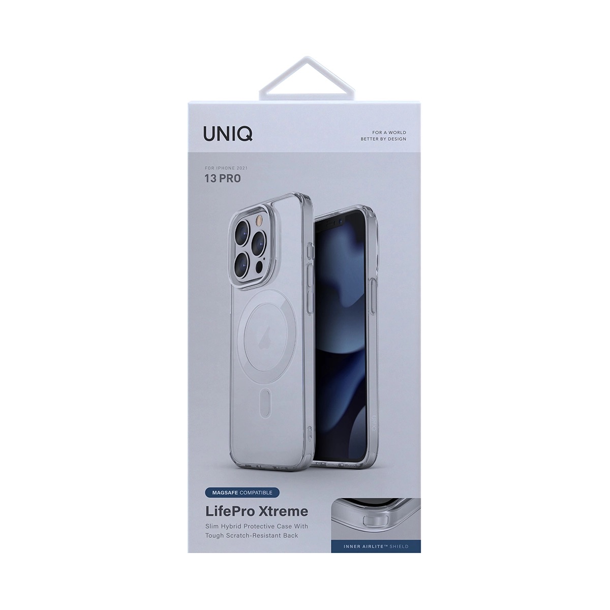 Foto 5 pulgar | Funda Para Iphone 13 Pro Transparente Lifepro Xtreme (magclick™) De Uniq